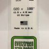 EVERGREEN, 128, Remsa, Styren, 0,5x4,8mm(10/förp) - Bild 2