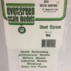 EVERGREEN, 4524,  STYREN, Metall Tak, 1,0x150x300mm 12,7 spacing (1/förp) - Bild 2