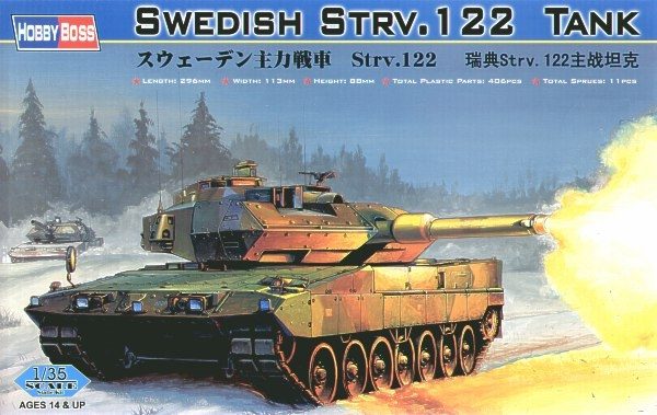 HobbyBoss, 82404,  Swedish Strv. 122 Tank,  Skala 1:35