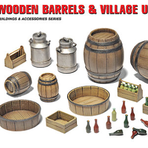 MiniArt, 35550, Wooden Barrels & Village Utensils  Skala 1:35