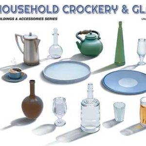 MiniArt, 35559, Household Crockery & Glass set, Skala 1:35