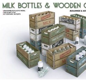 MiniArt, 35573, Milk bottles & wooden crates, skala 1:35