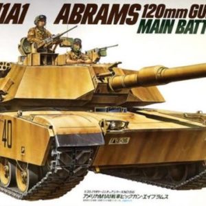 TAMIYA, 35156, U.S.M1A1 Abrams 120mmGun Main Battle Tank,  Skala 1:35