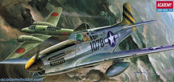 Academy, 12441, P-51C Mustang, skala 1:72