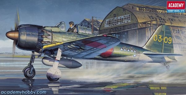 Academy, 12493, Zero Fighter, skala 1:72