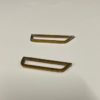 BåtTillbehör, BT001, Fönster, Metall, 46x12mm, Mässing, 1par - Bild 2