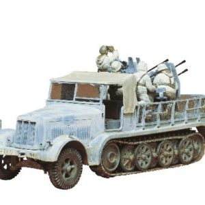 Tamiya, 35050, German 8ton Semi Track 20mm Flakvierling Sd.Kfz7/1, skala 1:35