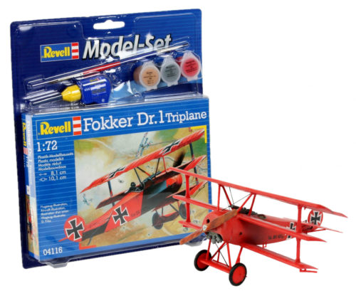 Revell, 64116, Model Set Fokker Dr.1 Triplane, skala 1:72