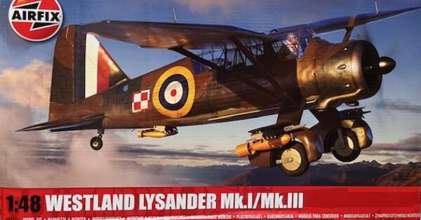 Airfix, A07116, Westland Lysander Mk.I/Mk.III, skala 1:48