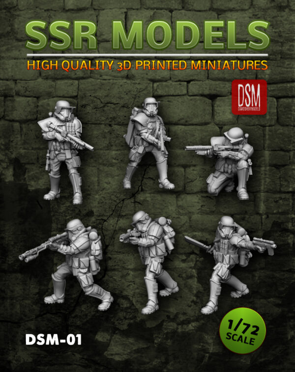 SSR Models, DSM-01, Star Wars, 3D-print, skala 1:72