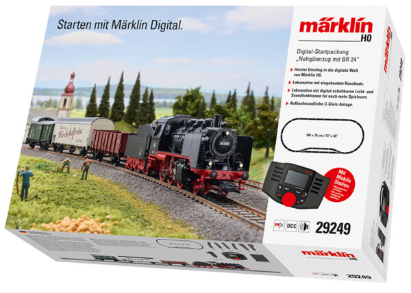 Märklin, 29249, Short Haul Freight Train with a Class 24 Digital Starter Set, skala H0