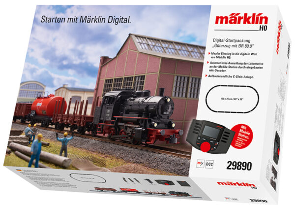 Märklin, 29890, Freight Train with a Class 89.0 Digital Starter Set, skala H0