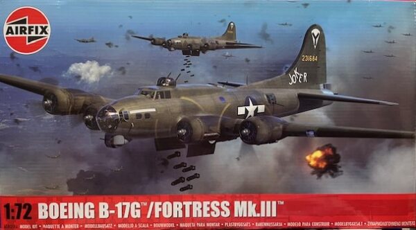 Airfix, A08018A, Boeing B-17G / Fortress Mk.III, skala 1:72