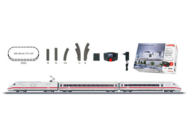 Märklin, 29792, Digital Startsats "ICE 2", skala H0