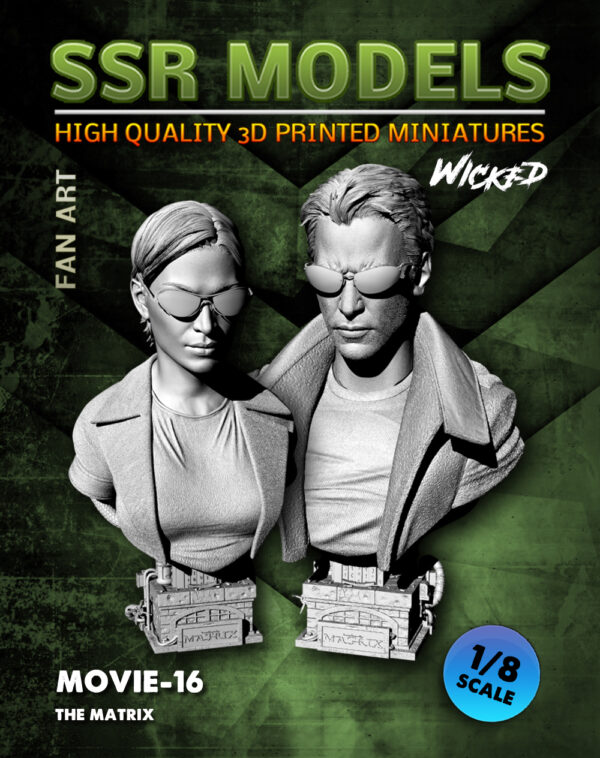 SSR Models, SSR.Movie-16, The Matrix, 3D-print, skala 1:8