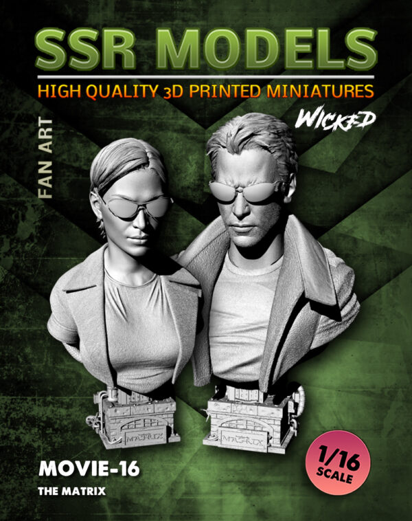SSR Models, SSR.Movie-16, The Matrix, 3D-print, skala 1:16