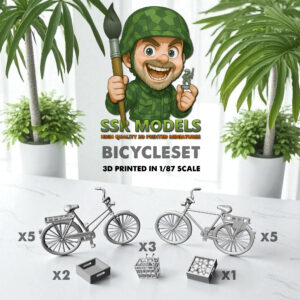 SSR Models, Bicycleset, 3D-print, skala 1:87