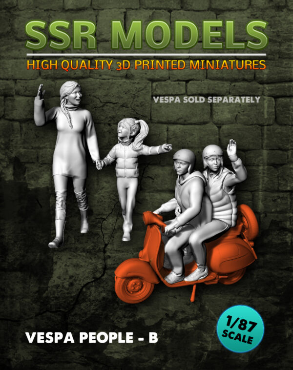 SSR Models, Vespa People B, skala 1:87