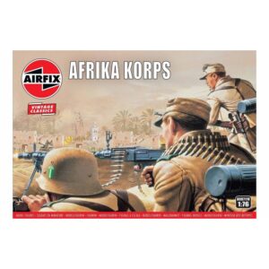 AIRFIX, AI00711V, "Afrika Korps", "Vintage Classics", 48 Omålade figurer, Skala 1:76.
