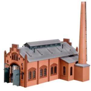 FALLER, 120159, Lokstall med Verkstad, Plastbyggsats, Skala H0.