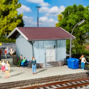 FALLER, 120301, Busshall för Passagerare, Plastbyggsats, Skala H0.