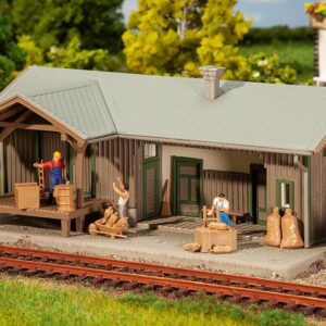 FALLER, 131394, Landsbygdsstation, Plastbyggsats, Skala H0.