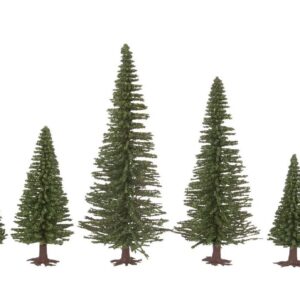 NOCH, 26930, Granar, 10 stycken, Höjd: 5cm - 14cm, Skala H0 och TT.