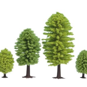 NOCH, 32901, Lövträd, 10 stycken, Höjd: 3,5cm - 5cm, Skal N och Z.