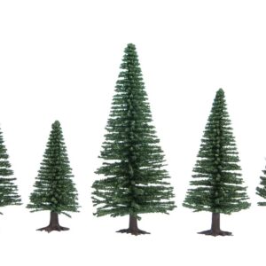 NOCH, 32920, Granar, 10 stycken, Höjd mellan 3,5cm - 9cm, Skala N och Z.