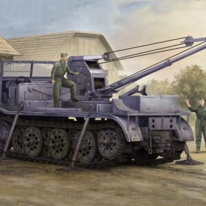 TRUMPETER, 09576, Schwerer Zugkraftwagen 18 t with 6 t Billstein-Crane, Sd.Kfz.9/1, Skala 1:35.