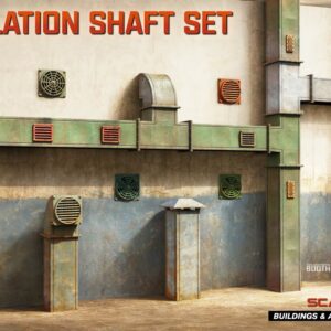MiniArt, MI35650, Ventilation Shaft Set, Buildings And Accessories Serie, Skala 1:35.