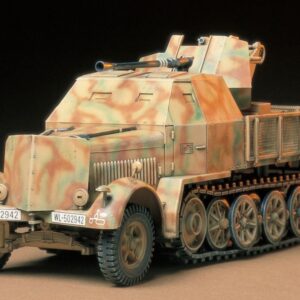 Tamiya, TA35144, German 8ton SEMI TRACK, 3,7cm FLAK 37. Sd.kfz.7/2, Armored CAB Type, Skala 1:35.