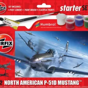 Airfix, A55013, Starter Set North American P-51D Mustang, skala 1:72