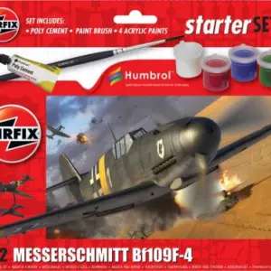 Airfix, A55014, Starter Set Messerschmitt BF109F-4, skala 1:72