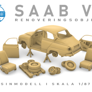 Model-Craft, MC-001, SAAB V4, Renoveringsobjekt, 3D-print, skala 1:87