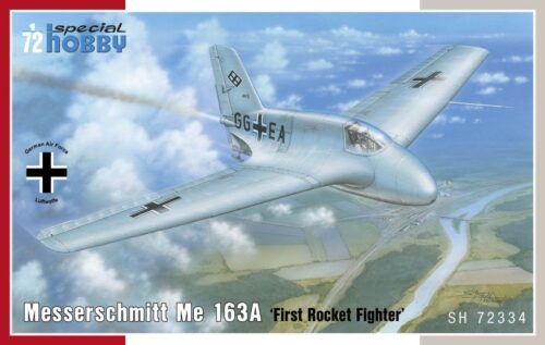 Special Hobby, SH 72334, Messerschmitt Me 163A "First Rocket Fighter", skala 1:72