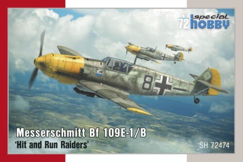 Special Hobby, 72474, Messerschmitt Bf 109E-1/B "Hit and Run Raiders", skala 1:72