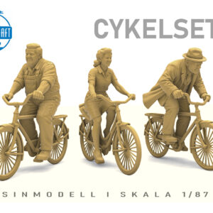 Model-Craft, MC-003, Cykelset A, 3D-print, skala 1:87