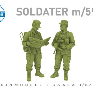 Model-Craft, MC-010, Soldater m/59 C, 3D-print, skala H0
